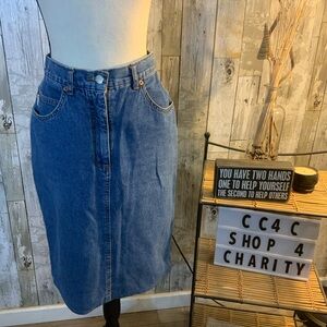 Match Denim Blue Women's Skirt. Size 8